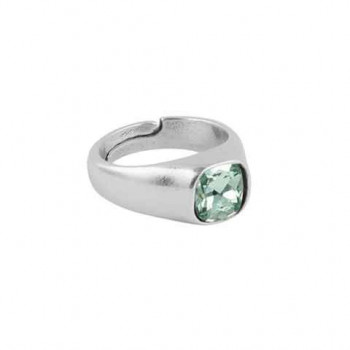 Light Green Crystal Ring