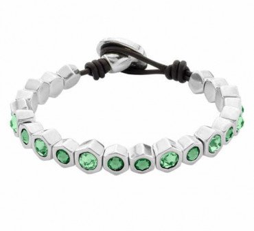 Green Swarovski Crystal Bracelet