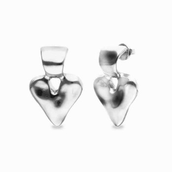 Boucles d'oreilles pendentif cœur