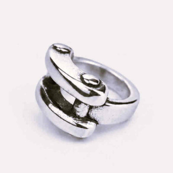 Silver Character Ring