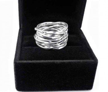 Wire Silver Ring with Box
