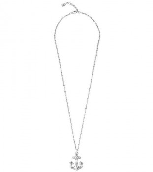 Collier argent pendentif ancre