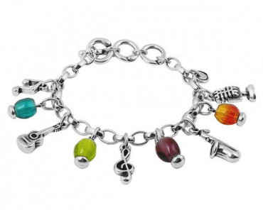 Multicolor Charm bracelet Musican
