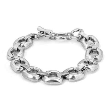 Square Links Silver Bracelet