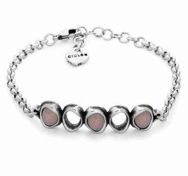 Bracelet 4 Perles Rose