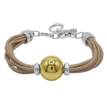 Pulsera varias vueltas perle oro