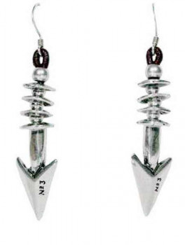 Arrow Silver Ear Hangers