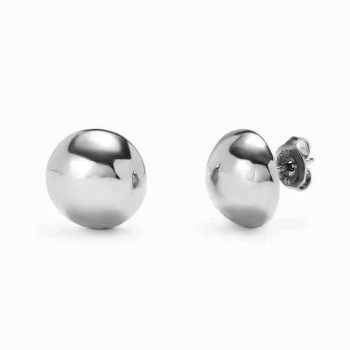 Ball Pearl Silver Ear Studs