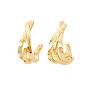 Pendientes con aros de oro