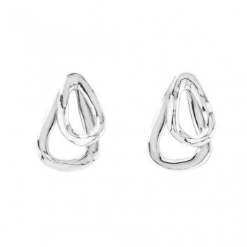 Candle shaped double Silver Earrings