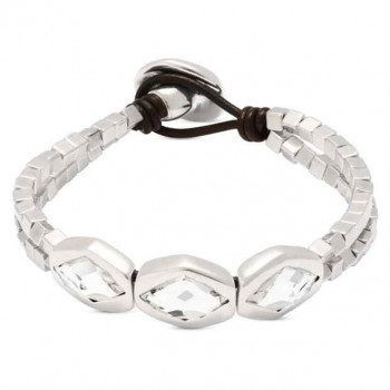 Triple White Crystal Bracelet