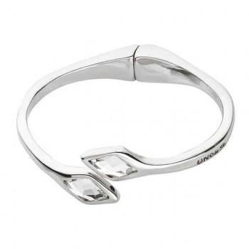 Bracelet Jonc Deux Cristaux Blancs