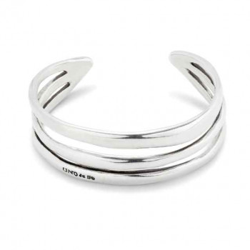 Triple Hoop Cuff Bracelet