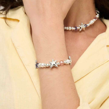 Kristallperlen Seestern Armband