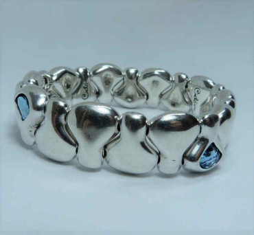 Silver Stretch Bracelet - Sparkle