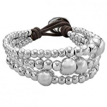 Silver Ball Beaded Bracelet