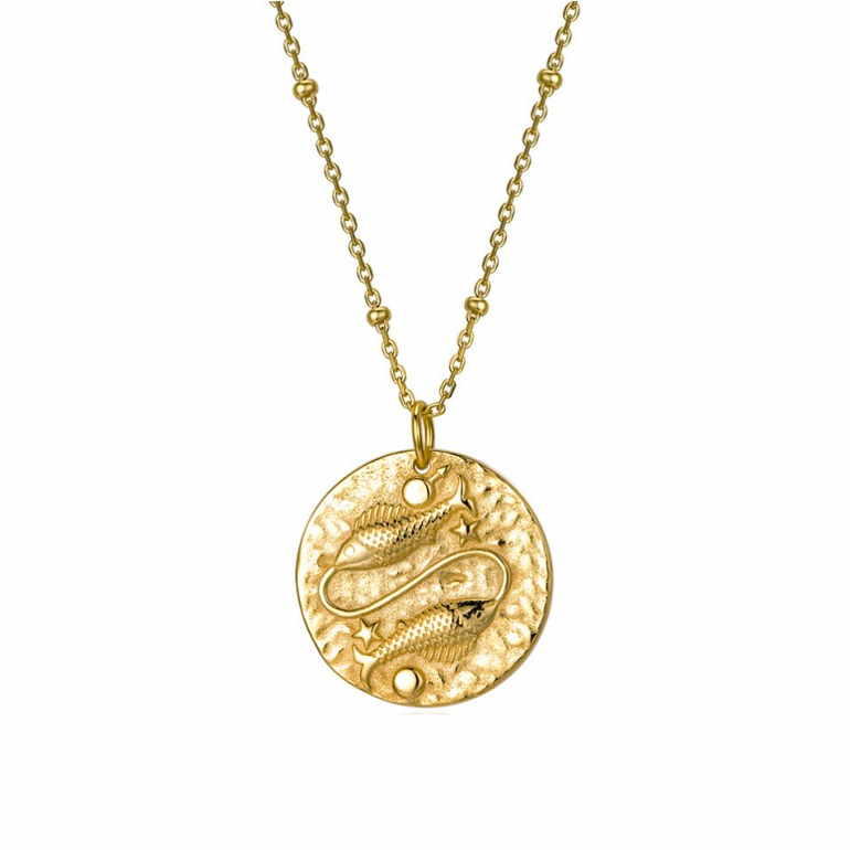 Pisces Gold Pendant | Livit Barcelona