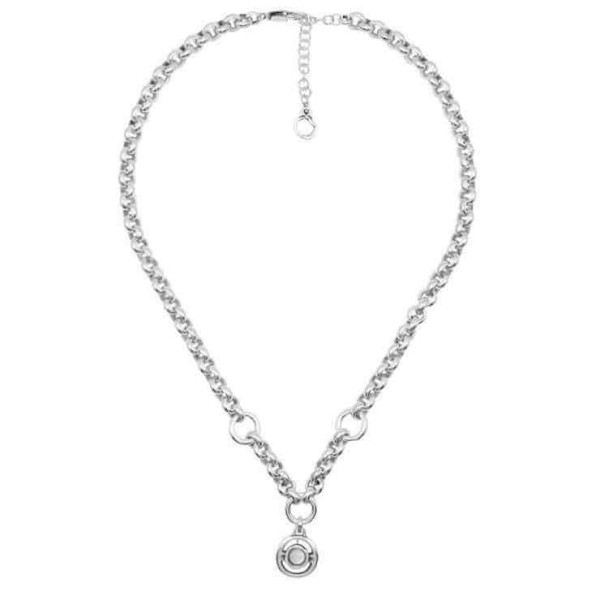 Halskette Weisser Anhaenger