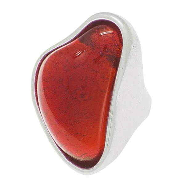 Large Ring Red-Coral Crystal
