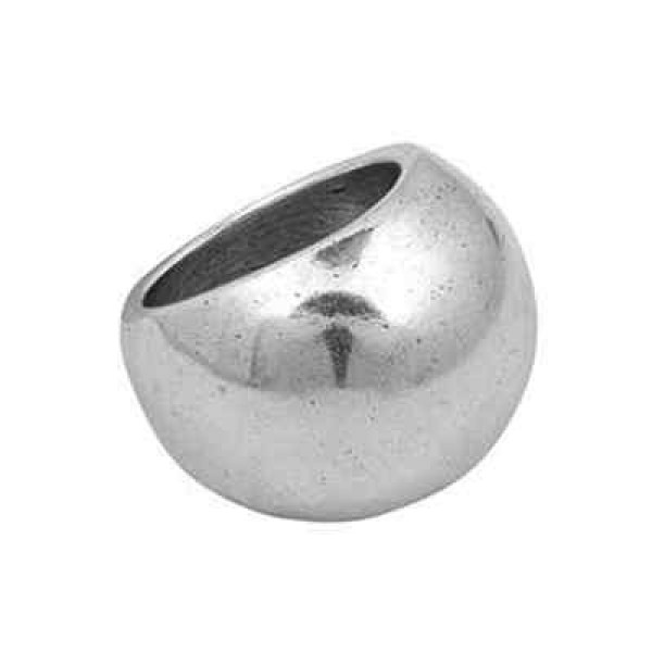 Silver store ball ring