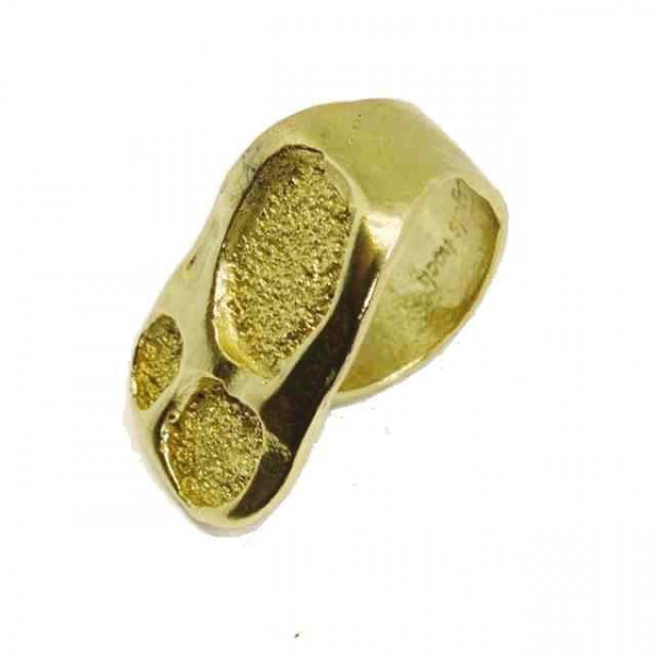 Anillo horizontal design oro