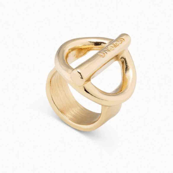 Anillo redondo de oro