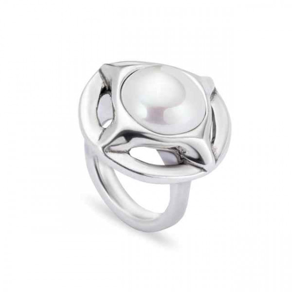 Large White Pearl Ring