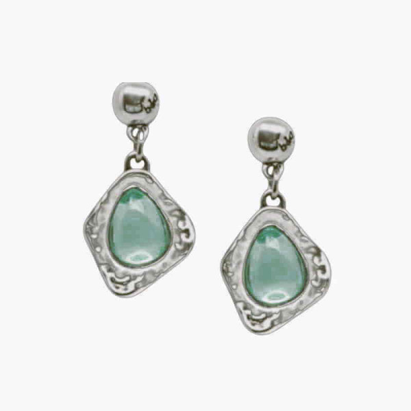Light Blue Green Earrings