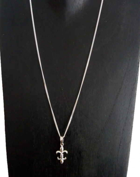 Pendentif Fleur de Lis en argent sterling