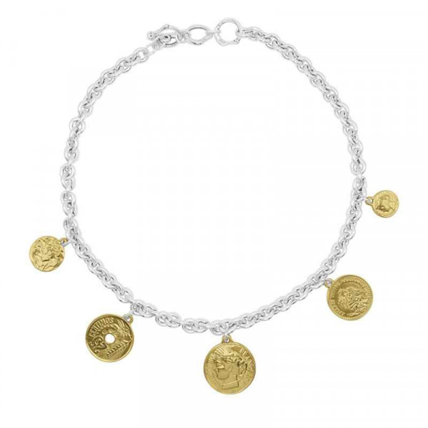 Gold Coin Chain Necklace