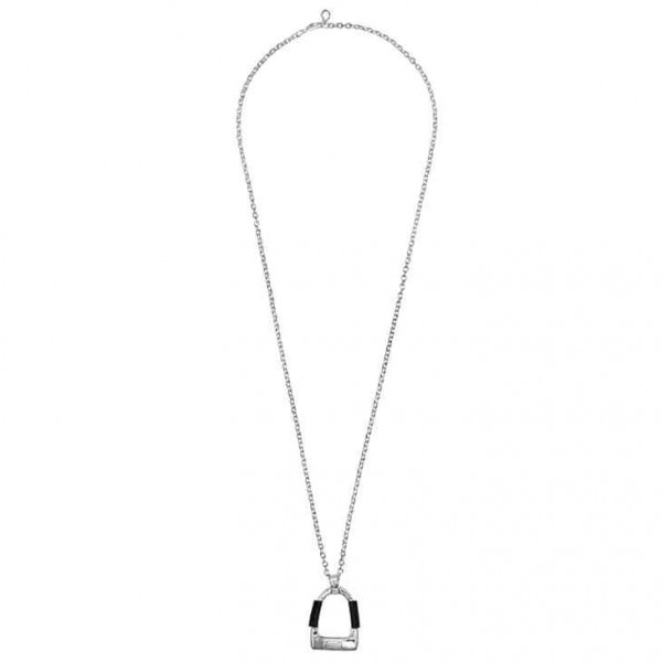 Long Necklace Stirrup Pendant