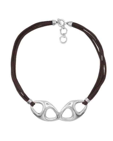 Collier cordon coton gros maillons