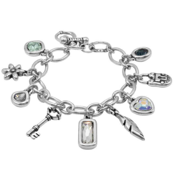 Dangling Charm Bracelet Transparent
