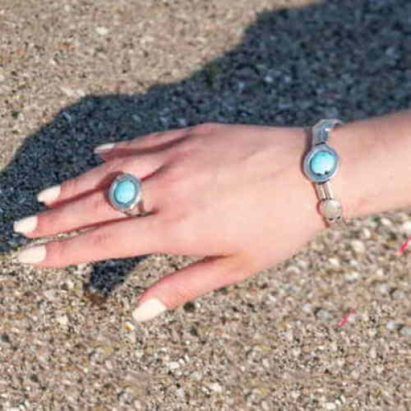 Bague Cercle en Verre de Murano