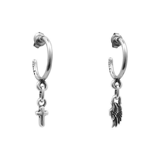 Cross & Angel Wings Earrings