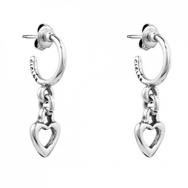 Pendientes Corazon Plata