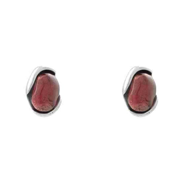 Pink Crystal Ear Studs