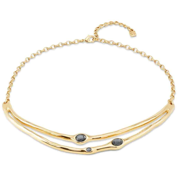 Collier ras du cou en fil d'or