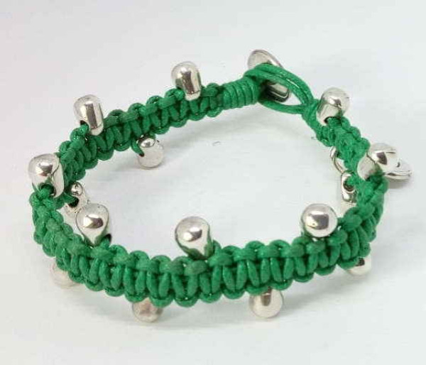 Green Makrame Bracelet
