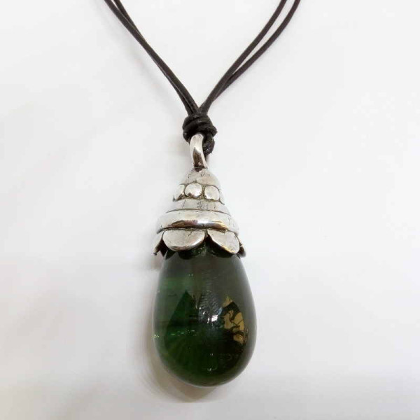 Colgante Crystal Verde