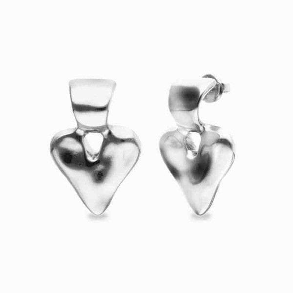 Boucles d'oreilles pendentif cœur