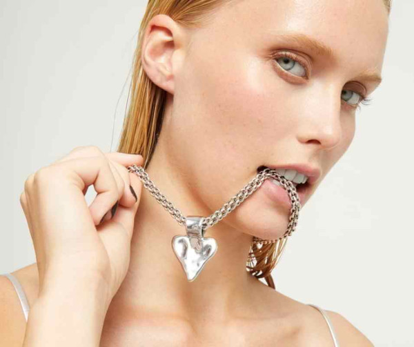 Collar Colgante Corazón Plata