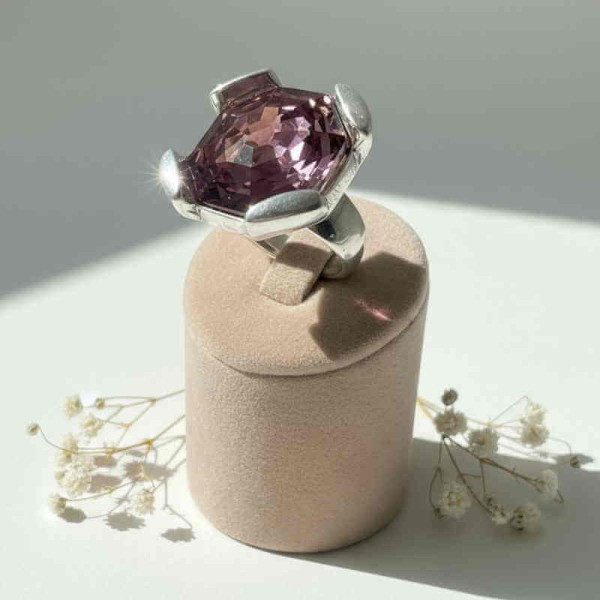 Anillo Cristal Swarovski Colección Lumiere