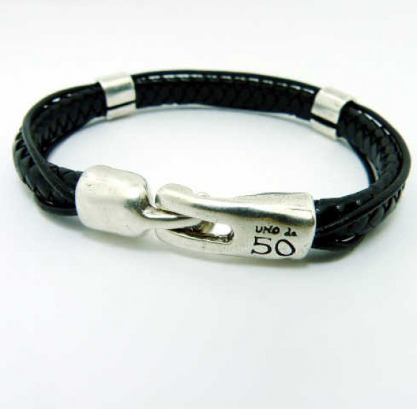 Fine Bracelet Snake Leather Optic