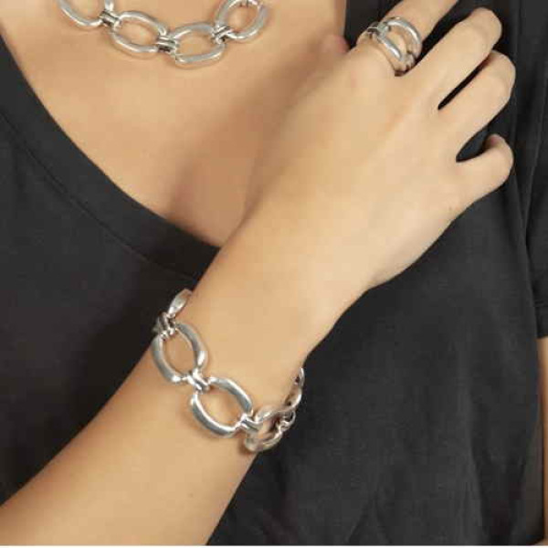 Bracelet Maille  Argent