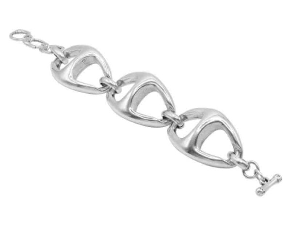 Silver Bracelet Large Links