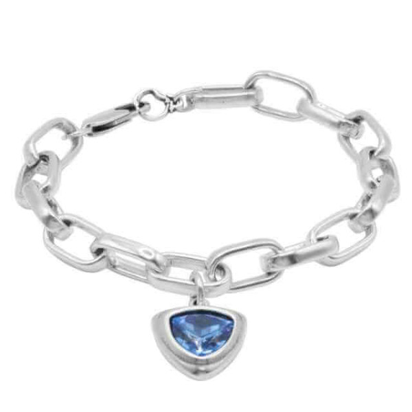 Chain Bracelet Swarovski Crystal Pendant