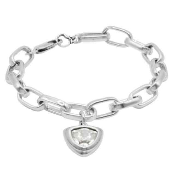 Chain Bracelet Transparent Swarovski Crystal