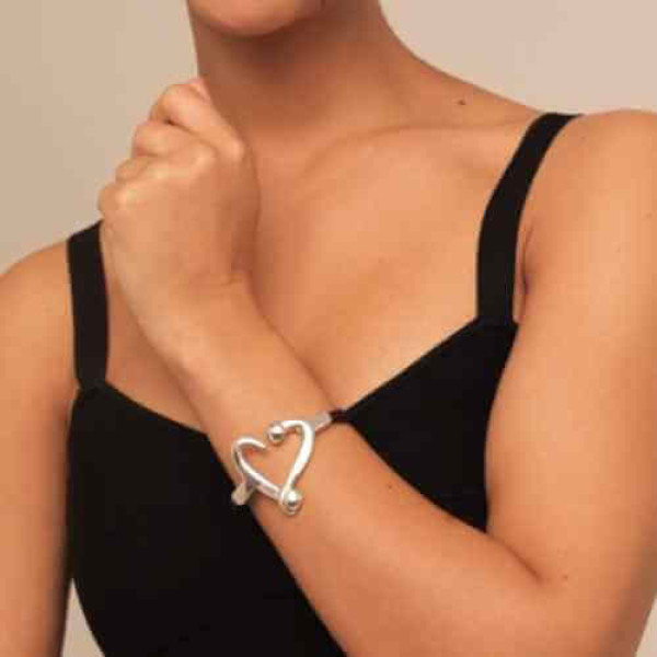 Bracelet Cour Argent Coeur UNOde50