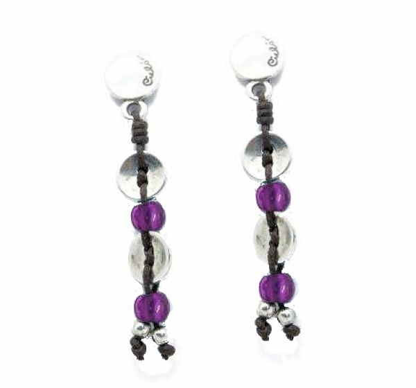 Pendientes con piedras de resina